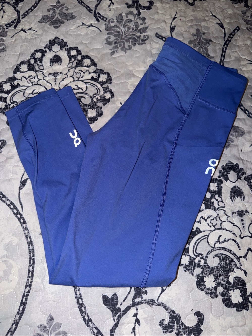 On Running Kids Blue Performance Leggings